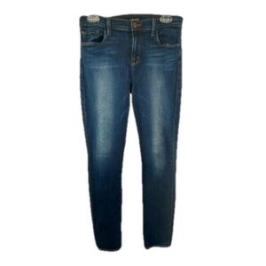 J BRAND High Rise Skinny Leg Siren Dark Wash Denim Jeans 28W 28L Stretch